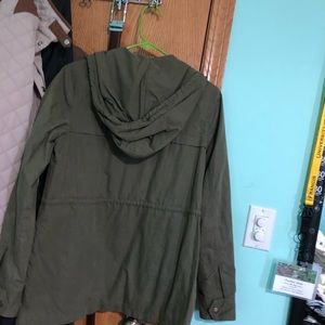 olive green jacket